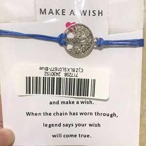 🆕🔥KHOLS/REALLY CUTE&FOR GOOD LUCK(TREE)BRACELET SILVER&BLUE NWT&NIP!!!